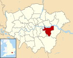 Greenwich UK locator map